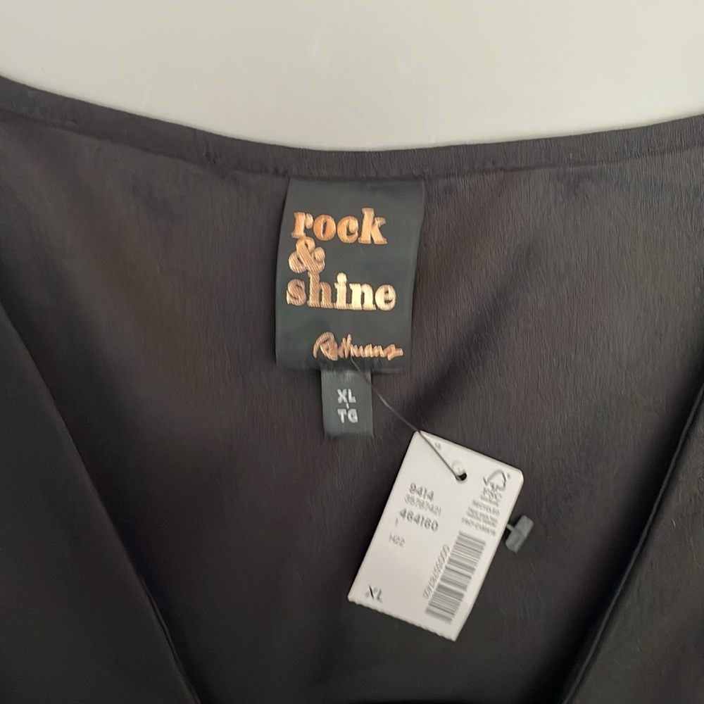 Rock & Shine Reitmans Short Sleeve Satin Shift Dress Sizes XL/XXL - Picture 8 of 12